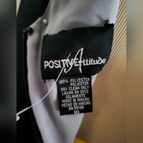 Black Positive Attitude Dress - Picture 6 of 6